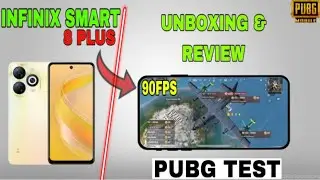 INFINIX SMART 8 PLUS PUBG TEST | HEATING & BATTERY TEST | PUBG MOBILE