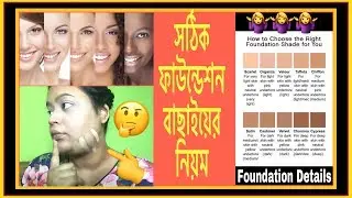 Beginners special||🤔how to choose and apply right shade foundation||Part 4:-