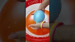 Trying To POP The Balloon ASMR 🌈 #satisfying #asmr #shorts #balloon