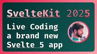 SvelteKit 2025 🚀 Brand new SVELTE 5 app from scratch! Styling, tests, AND MORE 🔴 LIVE Coding & Chill