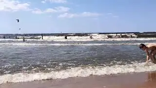 Летние волны финского залива