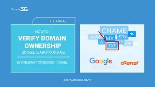 How to verify your Domain Ownership (Google Search Console) by creating TXT Record - cPanel
