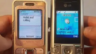 Incoming call & Outgoing call at the Same Time LG B2250 + Nokia 7360