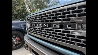 BRONCO Grille Letter Overlays - 2021+ Bronco