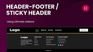 Elementor Custom Header & Footer: THE COMPLETE GUIDE