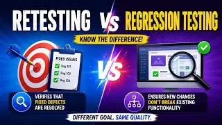 Retesting vs Regression Testing Explained in 2 Minutes