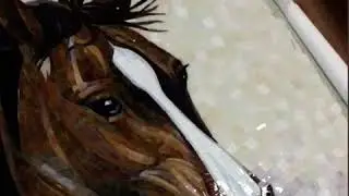 Лошадь мозаичноепанно