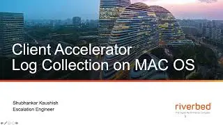 Client Accelerator Log Collection for Mac OS