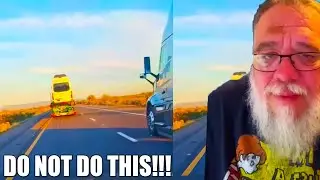 Woman INTENTIONALLY Cuts Off Semi Truck! | Tom Powell Jr Reaction