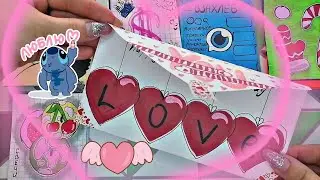 💕 День святого Валентина 💕бумажные сюрпризы, распаковка/ какую валентинку можно нарисовать? 🙃💫