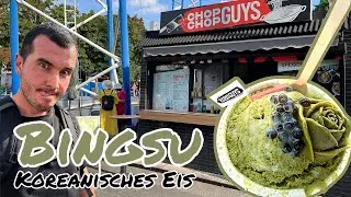 Ich probiere das Koreanische BINGSU Eis 🍧  (Schnee-Eis) bei Chop Chop Guys im Wiener Prater!