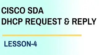 CISCO SDA Fabric  DHCP Request and Reply