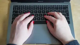 Keyboard typing MacBook Pro 2017 normal & fast sound effect stereo HQ 96kHz