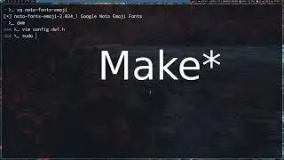 EMOJIS no DWM/DWMBLOCKS/DMENU/ST sem o LIBXFT-BGRA