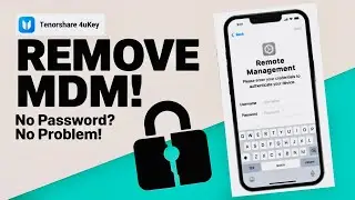 How to Remove MDM from iPhone/iPad without Password | No Jailbreak