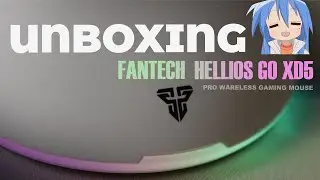 UNBOXING FANTECH HELIOS GO XD5 pro wireless gaming mouse