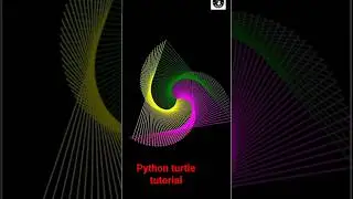 python turtle code| beautiful design using python pydroid 3 app | python tutorial 