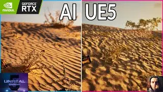 |From AI Image to Unreal Engine 5 Scene| #12 | Depth of Field Adjustment | x4 Timelapse |
