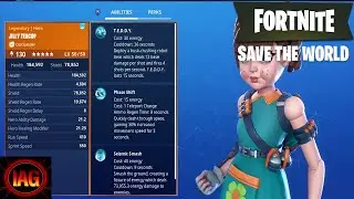 Fortnite Save the World Jilly Teacup Gameplay