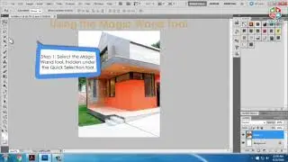 Photoshop CS5 - Using the Magic Wand Tool
