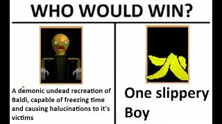The Test V.S 'Nana Peel - Baldi's Basics Plus 0.5 Update