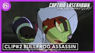 Captain Laserhawk: A Blood Dragon Remix |  Bullfrog Assassin  | Official Clip|  Netflix