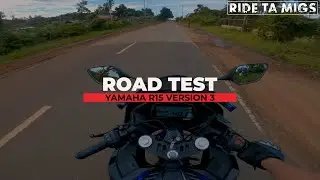 YAMAHA R15 V3 ROAD TEST | NOT A FIRST-TIME RIDER FRIENDLY? | RIDETAMIGS