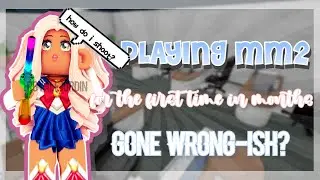 Playing MM2 for the **FIRST** time in THREE MONTHS 😭 (kinda gone wrong) || RoyaleJordin