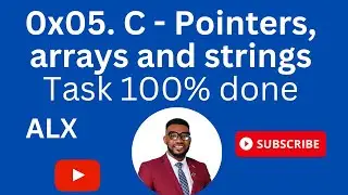 0x05  C   Pointers, arrays and strings
