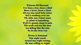 Eminem Ft Ed Sheeran - River (Lyrics)