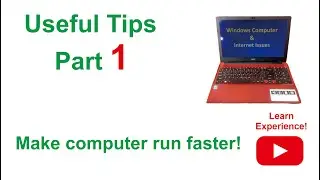 How to make computer run faster - Part 1