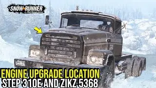 Engine Upgrade Location Step 310e & ZIKZ 5368 in Snow*Runner