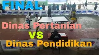 FINAL Double Dinas Pendidikan VS Dinas Pertanian #tenismejamania #ketapang #ptmsi