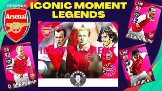 PES 2021 myClub | Iconic Moment Legends | Arsenal | Bergkamp, Ljungberg & Pires
