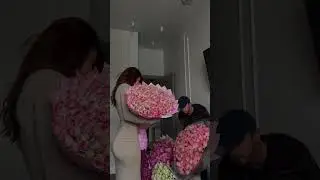 подарили цветы на 1млн😍🍋