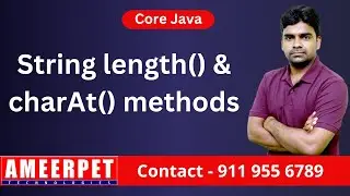Basic Programs in Java Strings | Ameerpet Technologies | By Srinivas