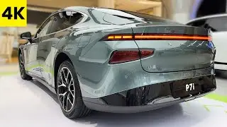 4K 2023 XPeng P7i EV Interior and Exterior