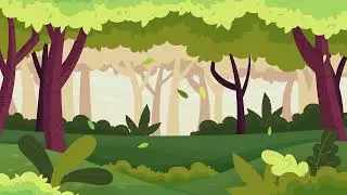 Jungle Forest - Free Cartoon Background Loop