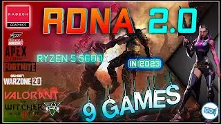 Ryzen 5 7600X RDNA 2 IGPU in 9 Games | 2023-2024