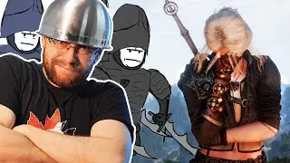 Helmet out of a pot! Nilfgaard armor! Witcher on Netflix...