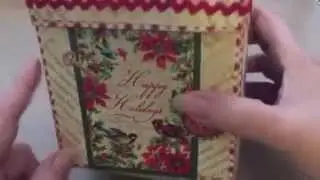 Christmas tissue box and Happy Mail