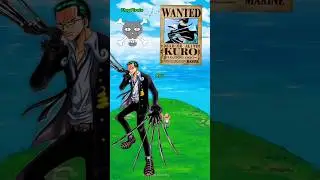 Wellerman Bounty || Black Cat Pirates - Captain Kuro wanted poster in One Piece #onepiece #edit