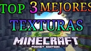 LAS 3 MEJORES TEXTURAS PARA MINECRAFT PE 1.17.3x