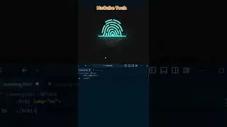 Fingerprint in HTML CSS | Web Development | Short Video  