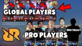 NEW RRQ LINEUP GOT DESTROYED BY GLOBAL PLAYERS..😳