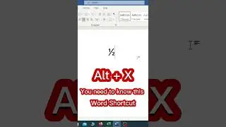 You need to know this Word Shortcut (word) #short #shortsvideo