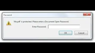Remove any PDF password, Simple and easy