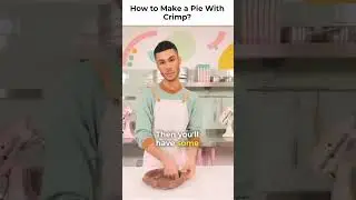 How To Make A Pie With Crimp #shorts
