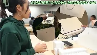 vlog - indo comigo comprar o novo MacBook Air M3 + unboxing