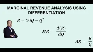 Marginal Revenue Analysis using Differentiation